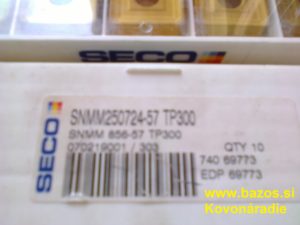 TK plátky Seco, plátky do nožov SNMM 250724-57 TP 300, rezné plátky, carbide inserts